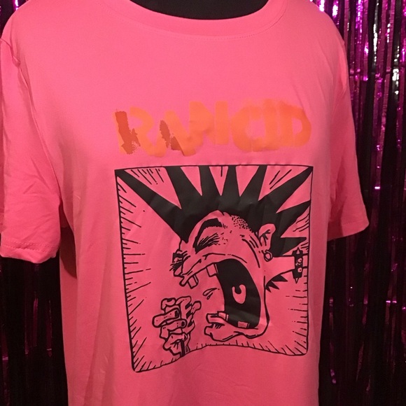 Pink Rancid Band Shirt - Picture 2 of 2